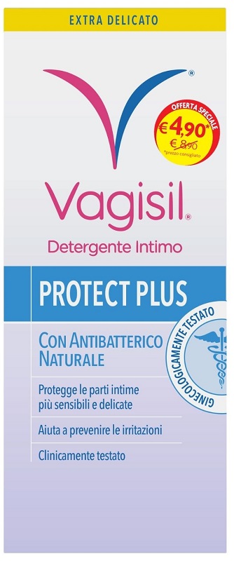 VAGISIL DETERGENTE INTIMO PROTECT PLUS 250 ML - Pharmaleader