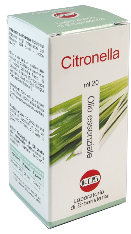 CITRONELLA OLIO ESSENZIALE 20 ML - Pharmaleader