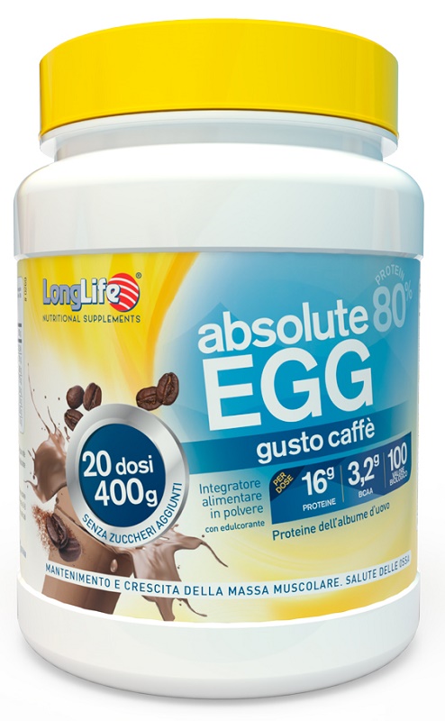LONGLIFE ABSOLUTE EGG CAFFE' 400 G - Pharmaleader