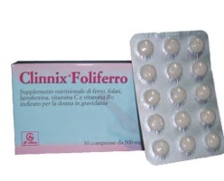 CLINNIX FOLIFERRO 30 COMPRESSE - Pharmaleader