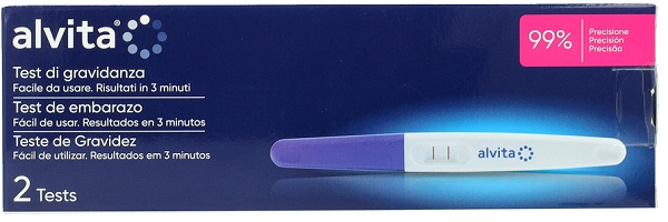 TEST DI GRAVIDANZA ALVITA 2 PEZZI - Pharmaleader