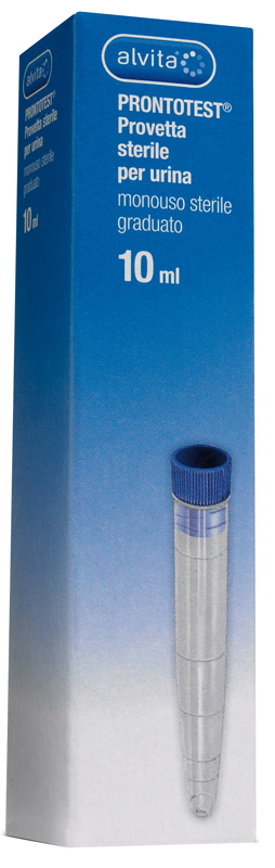 PROVETTA PER URINA ALVITA PRONTOTEST GRADUATA 10ML - Pharmaleader