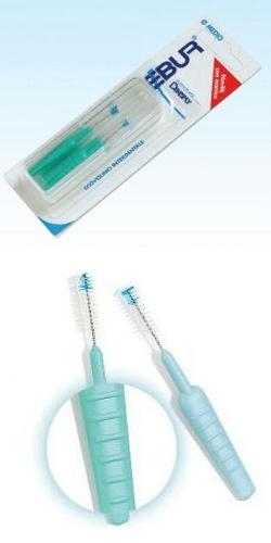EBUR SCOVOLINO FINE CON MANICO IN ASTUCCIO TASCABILE 5 PEZZI - Pharmaleader