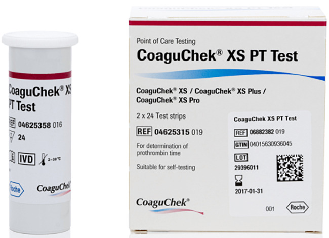 STRISCE REATTIVE PER APPARECCHIO AUTODIAGNOSTICO COAGUCHEK XS PT TEST 2X24 PEZZI - Pharmaleader