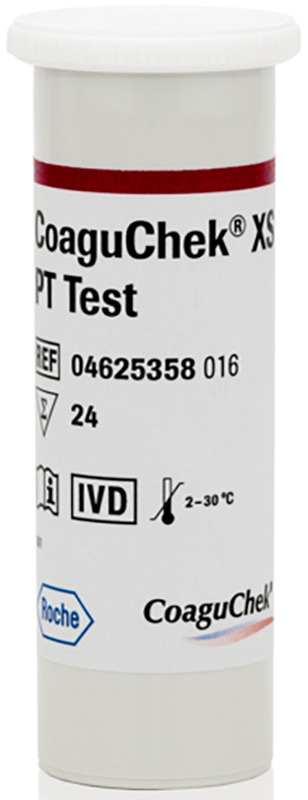 STRISCE REATTIVE PER DISPOSITIVO AUTODIAGNOSTICO COAGUCHEK XS PT TEST 24 PEZZI - Pharmaleader
