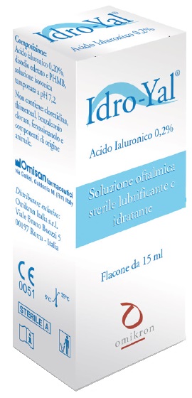IDRO-YAL SOLUZIONE OFTALMICA LUBRIFICANTE IDRATANTE ACITO IALURONICO 0,2% 15 ML - Pharmaleader
