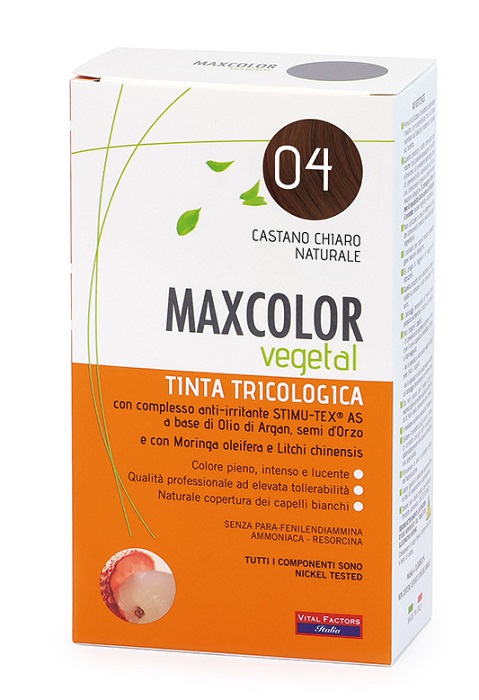 MAX COLOR VEGETAL 04 TINTURA 140 ML - Pharmaleader