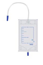 SACCA DI DRENAGGIO GAMBA PER INCONTINENZA TUBO 10 CM 10 PEZZI - Pharmaleader