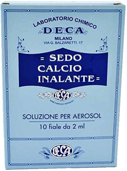 SEDO CALCIO INALANTE SOLUZIONE AEROSOL 10 FIALE 2 ML - Pharmaleader