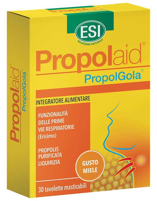 ESI PROPOLAID TAVOLETTE GOLA MIELE 30 TAVOLETTE - Pharmaleader