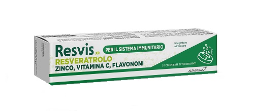 RESVIS XR ALFASIGMA 20 COMPRESSE EFFERVESCENTI DA 4 G - Pharmaleader