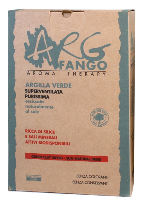 ARGFANGO AROMA THERAPY ARGILLA VERDE SUPERVENTILATA PURISSIMA 1 KG - Pharmaleader