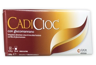 CADICIOC TAVOLETTA FONDENTE CON GLUCOMANNANO 100 G - Pharmaleader