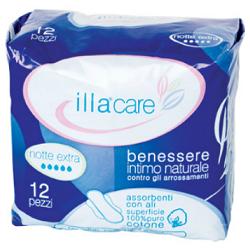 ILLA CARE ASSORBENTE NOTTE EXTRA 12 PEZZI - Pharmaleader