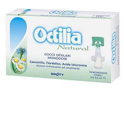 OCTILIA NATURAL GOCCE OCCHI IRRITATI E ARROSSATI 10 FLACONCINI MONODOSE 0,5 ML - Pharmaleader