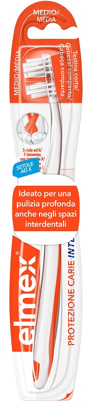 ELMEX INTERX SPAZZOLINO PROTEZIONE CARIE TESTINA CORTA - Pharmaleader