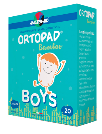 CEROTTO OCULARE PER ORTOTTICA ORTOPAD BOYS M 5,4X7,6 20 PEZZI - Pharmaleader