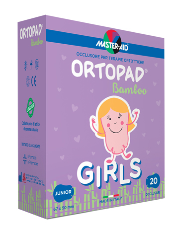 CEROTTO OCULARE PER ORTOTTICA ORTOPAD GIRLS M 5,4X7,6 20 PEZZI - Pharmaleader