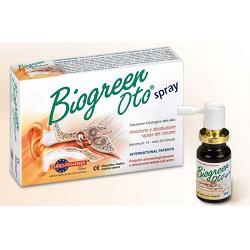 SOLUZIONE OTOLOGICA BIOGREEN OTO SPRAY RIMOZIONE E DISSOLUZIONE CERUME 13 ML - Pharmaleader