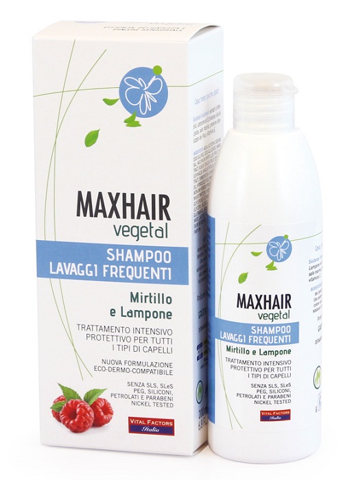 MAXHAIR VEGETAL SHAMPOO LAVAGGI FREQUENTI 200 ML - Pharmaleader