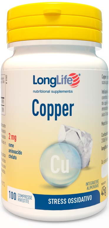 LONGLIFE COPPER 2 MG 100 COMPRESSE - Pharmaleader