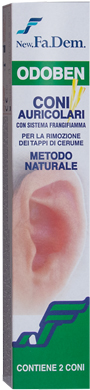 ODOBEN CONO PER PULIZIA AURICOLARE 2 PEZZI - Pharmaleader