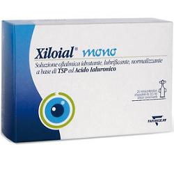 SOLUZIONE OFTALMICA IDRATANTE LUBRIFICANTE XILOIAL 20 MONODOSE DA 0,5ML - Pharmaleader