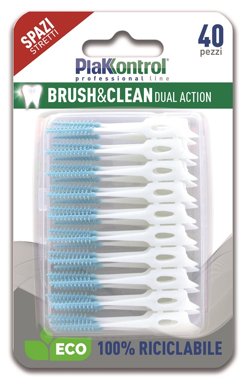 PLAKKONTROL BRUSH & CLEAN SCOVOLINI SPAZI STRETTI 40 PEZZI - Pharmaleader