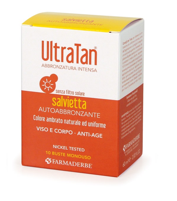ULTRA TAN SALVIETTE AUTOABBRONZANTI 10 BUSTE - Pharmaleader