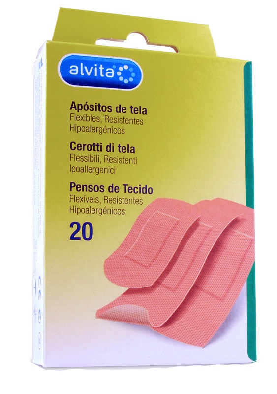 CEROTTO TELA 20 PEZZI ALVITA - Pharmaleader