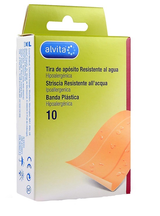 CEROTTO IMPERMEABILE ALVITA 10 X 6 CM 10 PEZZI - Pharmaleader