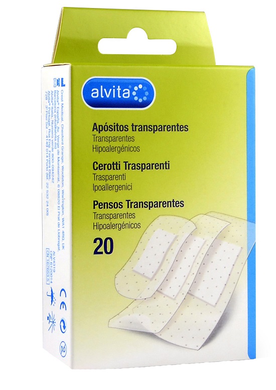 CEROTTO TRASPARENTE 20 PEZZI ALVITA - Pharmaleader
