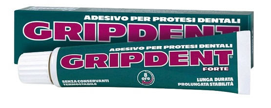 GRIPDENT FORTE ADESIVO PER PROTESI DENTARIA 40 G - Pharmaleader