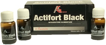ACTIFORT BLACK 10 FLACONCINI 10 ML - Pharmaleader