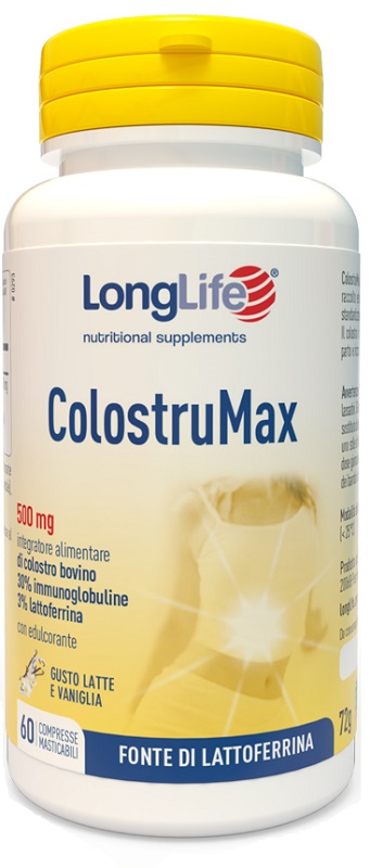 LONGLIFE COLOSTRUMAX 60 COMPRESSE MASTICABILI - Pharmaleader