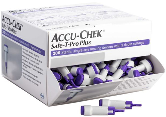 LANCETTE PUNGIDITO ACCU-CHEK SAFE T PRO PLUS PD 200 PEZZI - Pharmaleader