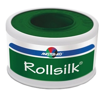 CEROTTO IN ROCCHETTO MASTER-AID ROLLSILK TESSUTO BIANCO IPOALLERGENICO 5X2,50 - Pharmaleader