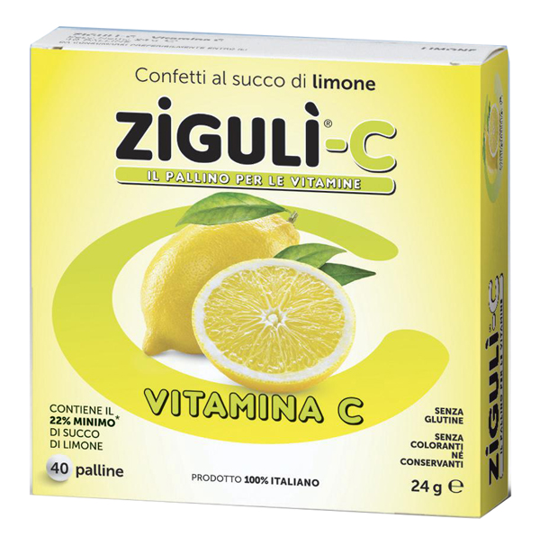 ZIGULI C LIMONE 40 CONFETTI 24 G - Pharmaleader