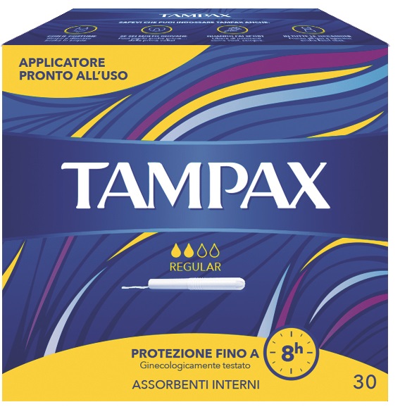 TAMPAX BLUE BOX REGULAR 30 PEZZI - Pharmaleader