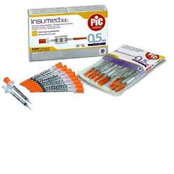 SIRINGA PER INSULINA 0,5 ML 100 UI AGO 30 GAUGE 1/3 8 MM 30 PEZZI - Pharmaleader