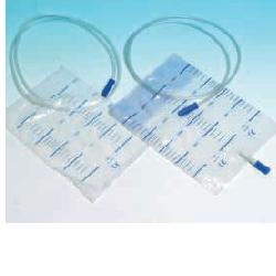 SACCA RACCOLTA URINA DA LETTO IN PVC NON STERILE VOLUME 2 LITRI TUBO LUNGHEZZA 130 CM 30 PEZZI - Pharmaleader
