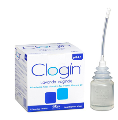 CLOGIN LAVANDA VAGINALE 5 FLACONI DA 100 ML + 5 CANNULE VAGINALI MONOUSO - Pharmaleader