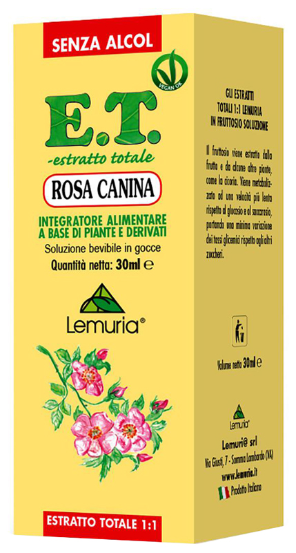 ET ESTRATTO TOTALE ROSA CANINA 30 ML SENZA ALCOL - Pharmaleader