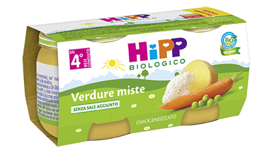 HIPP BIO HIPP BIO OMOGENEIZZATO VERDURE MISTE 2X80 G - Pharmaleader