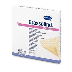 GARZA PARAFFINATA GRASSOLIND 10X10CM 10 PEZZI - Pharmaleader