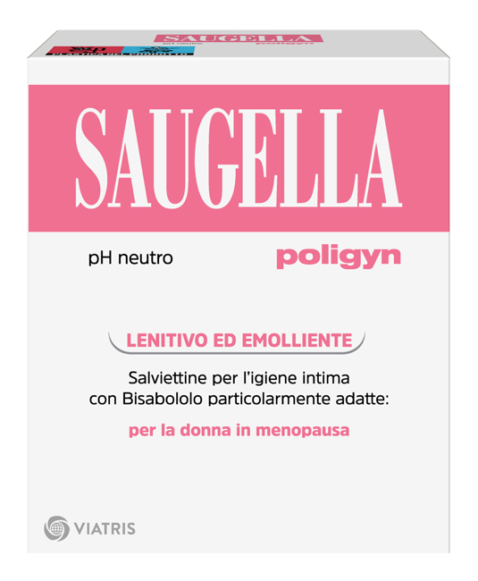 SAUGELLA POLIGYN PH NEUTRO SALVIETTINE IGIENE INTIMA LENITIVO ED EMOLLIENTE 10 PEZZI - Pharmaleader