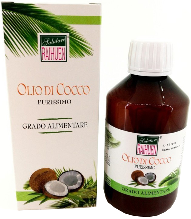 RAIHUEN OLIO COCCO GRADO ALIMENTARE 100 ML - Pharmaleader