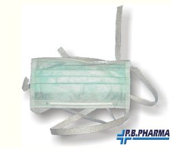 MASCHERINA TNT A 3 VELI CON ELASTICI 50 PEZZI - Pharmaleader
