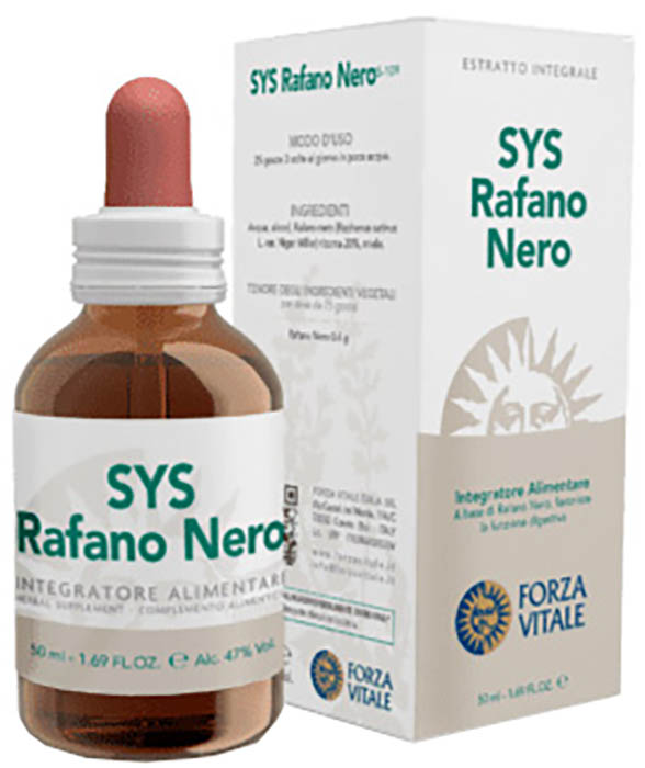 SYS RAFANO NERO GOCCE 50 ML - Pharmaleader