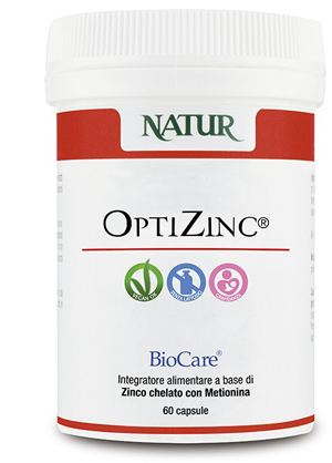 OPTIZINC 60 CAPSULE VEGETALI 379 MG - Pharmaleader
